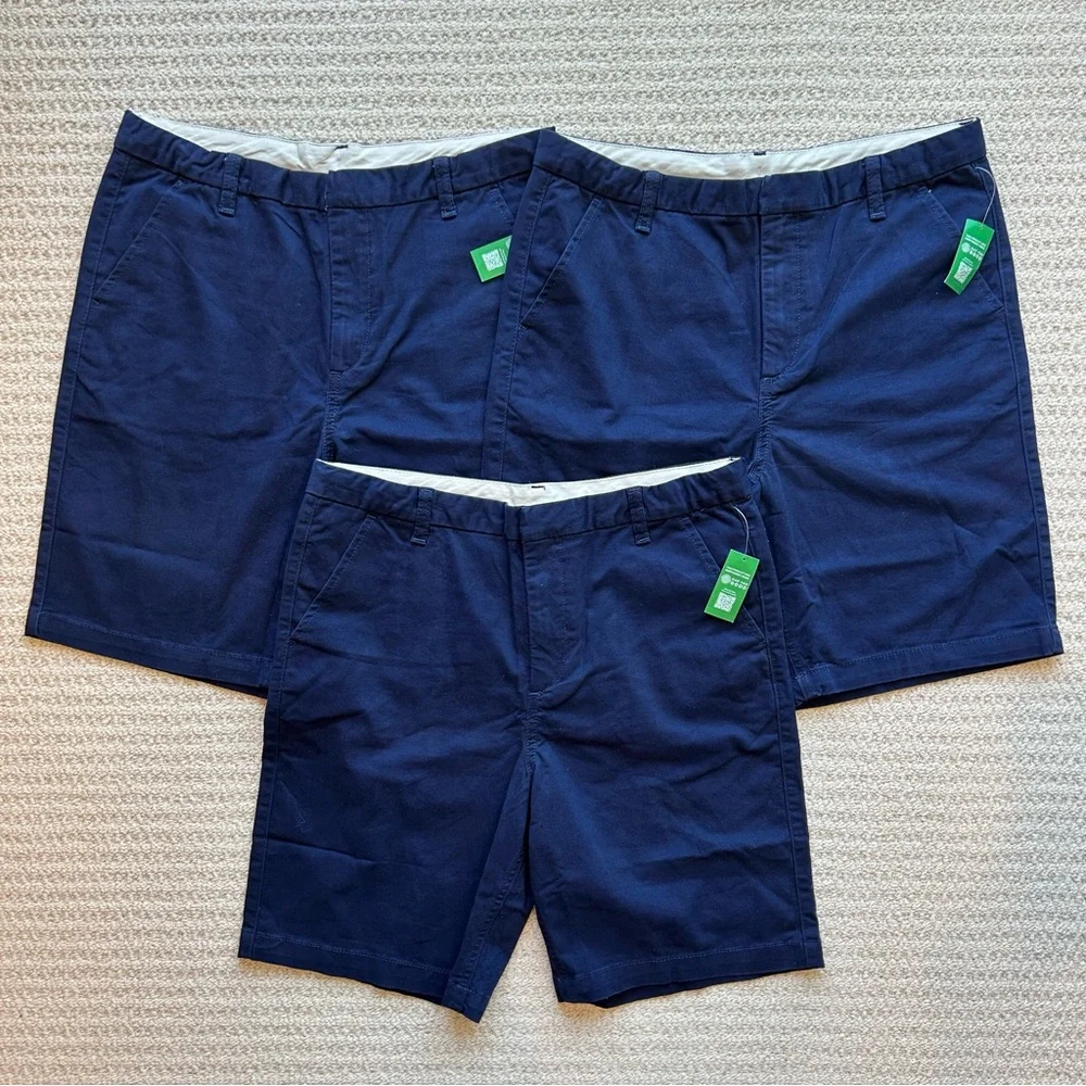 Boys GAP Navy Uniform Shorts Size 18 Husky